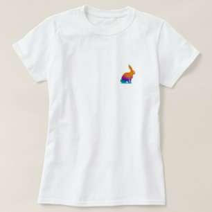 Camiseta Logo de conejo arcoiris T-Shirt