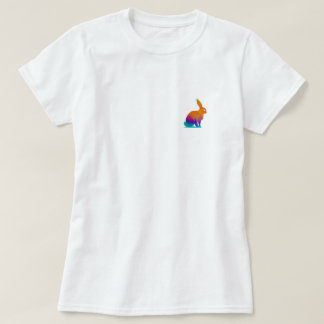 Camiseta Logo de conejo arcoiris T-Shirt
