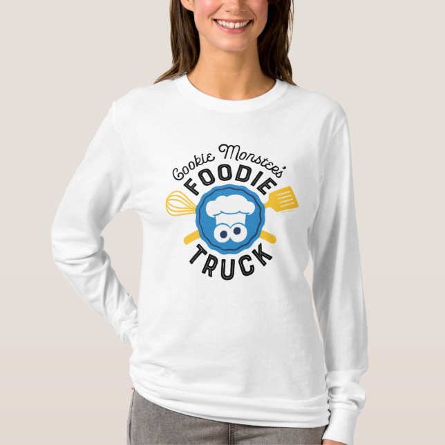 Camiseta Logo de Cookie Monster's Foodie Truck (Anverso)