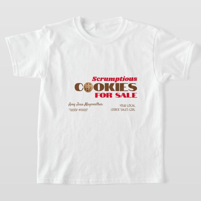 Camiseta Logo de Cookies, recaudación de fondos para ventas (Distribución)