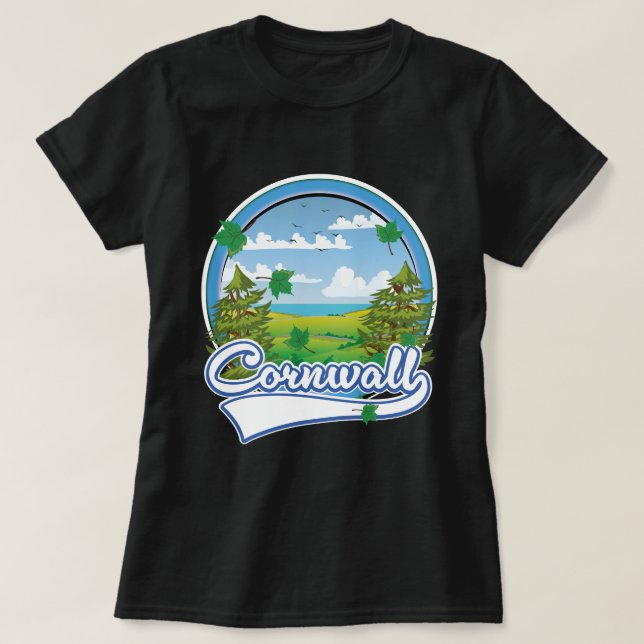 Camiseta Logo de Cornwall Travel (Diseño del anverso)