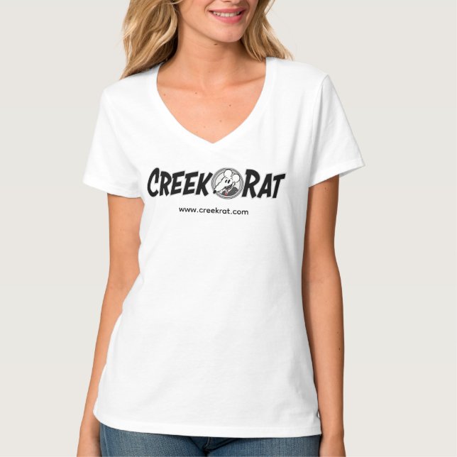Camiseta Logo de Creekrat Personalizado Studios Creek Rat (Anverso)