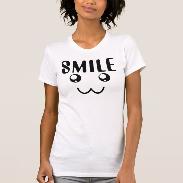 Camiseta Logo de "Cute Smile" (Anverso)