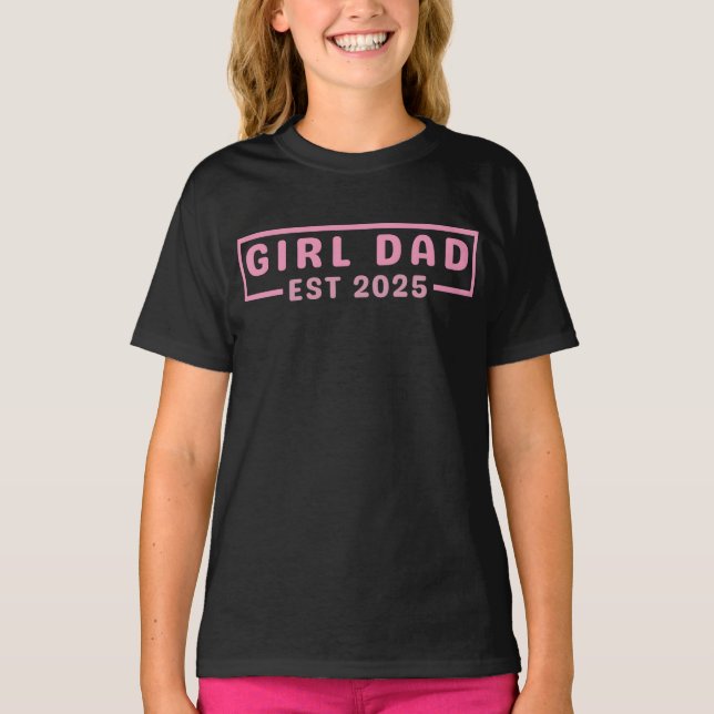 Camiseta Logo de Dad Est 2025 Dad 2025 (Anverso)