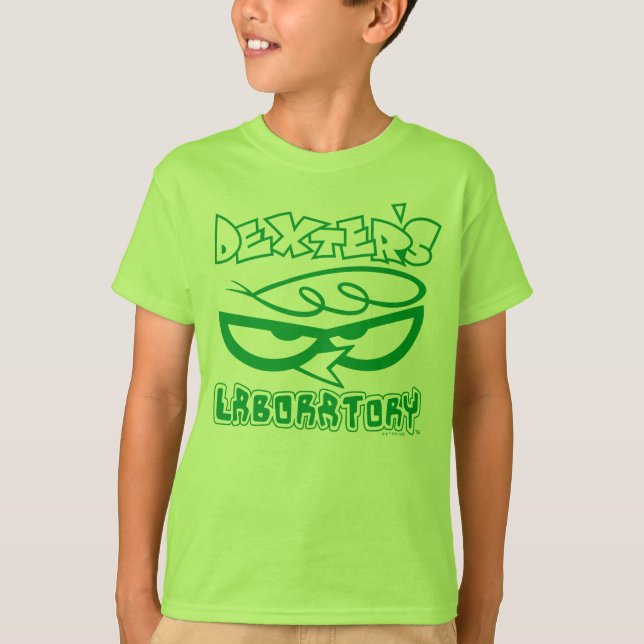 Camiseta Logo de Dexter's Laboratory Face (Anverso)