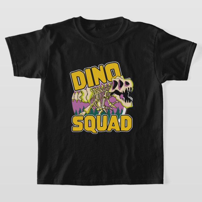 Camiseta Logo de Dino Squad (Distribución)