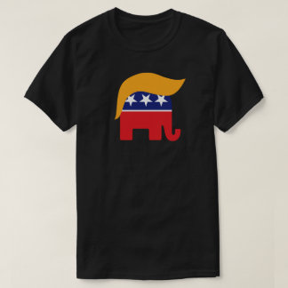 Camiseta Logo de Donald Trump sobre el elefante republicano