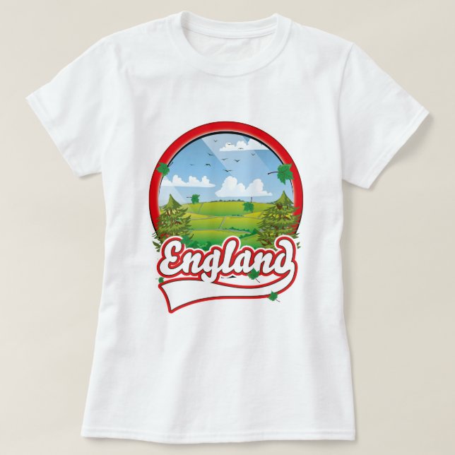 Camiseta Logo de England Travel (Diseño del anverso)