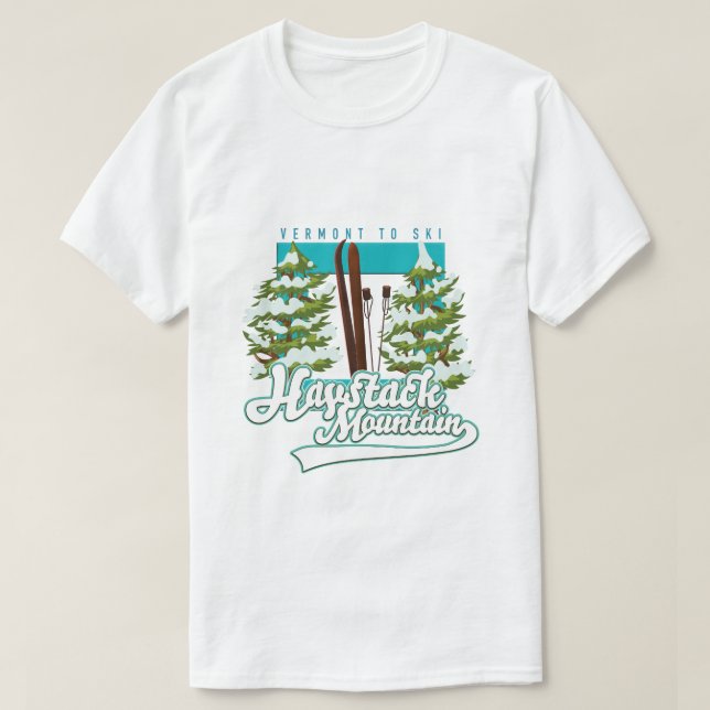 Camiseta logo de esquí de Bromley Mountain Perú Ve (Diseño del anverso)