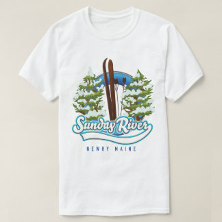 Camiseta Logo de esquí de Sunday River Newry Maine