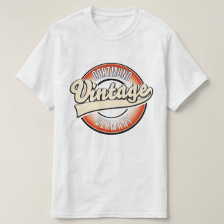Camiseta Logo de estilo vintage de Dortmund,