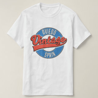 Camiseta Logo de estilo vintage de Oviedo