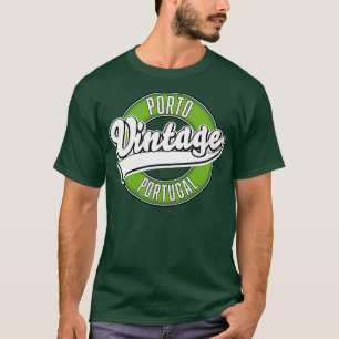 Camiseta Logo de estilo vintage de Porto Portugal
