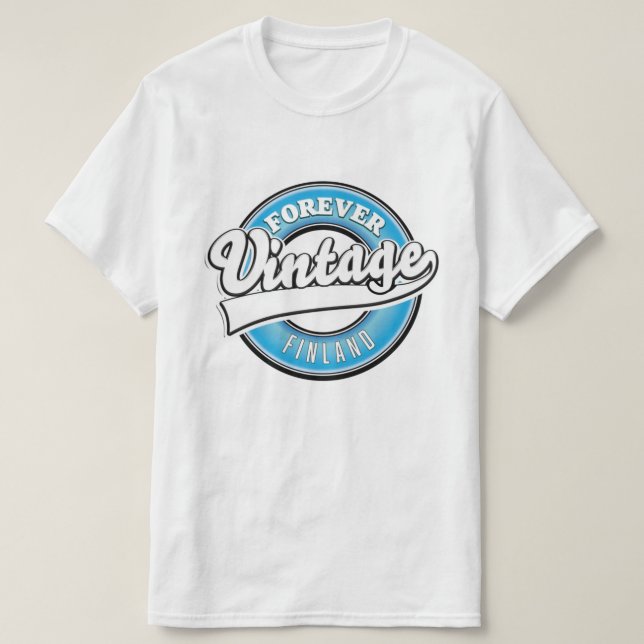 Camiseta Logo de Forever vintage Finlandia (Diseño del anverso)