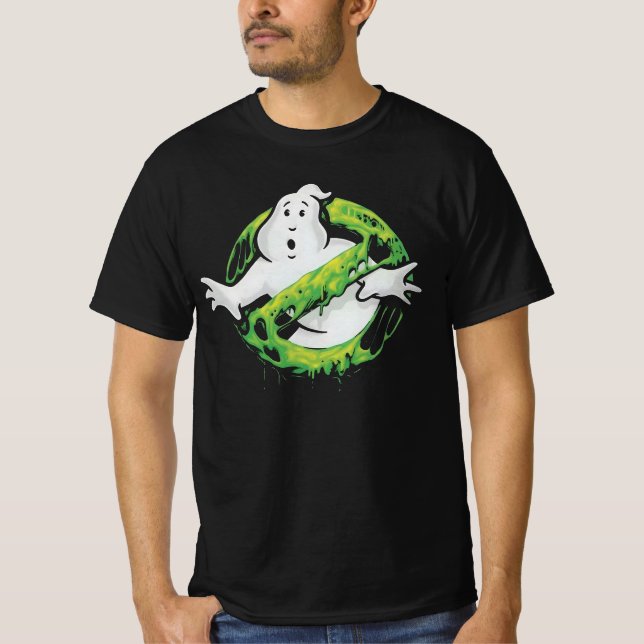Camiseta "Logo de Ghostbusters resbaladizo" (Anverso)