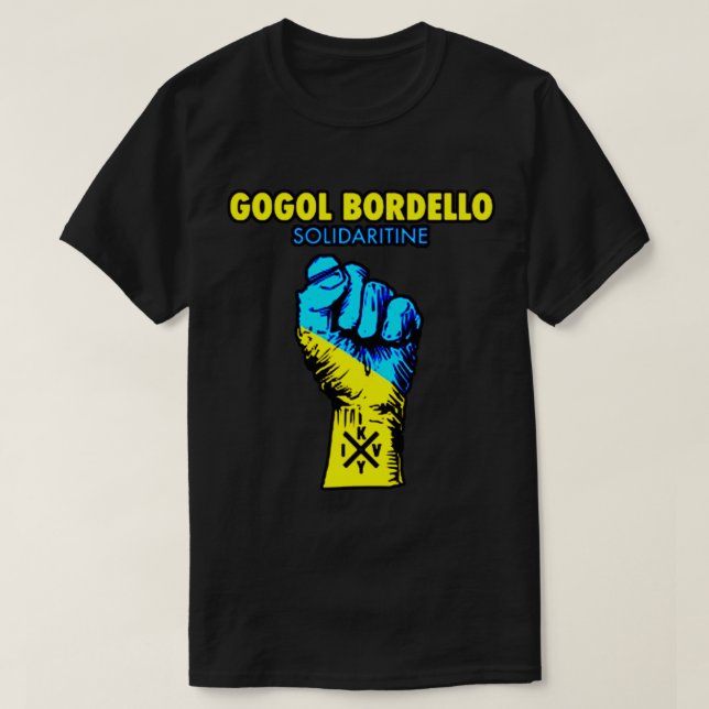 Camiseta logo de gogol bordello solidaritine Classic T-Shir (Diseño del anverso)
