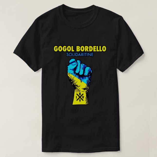 Camiseta logo de gogol bordello solidaritine Classic T-Shir (Diseño del anverso)