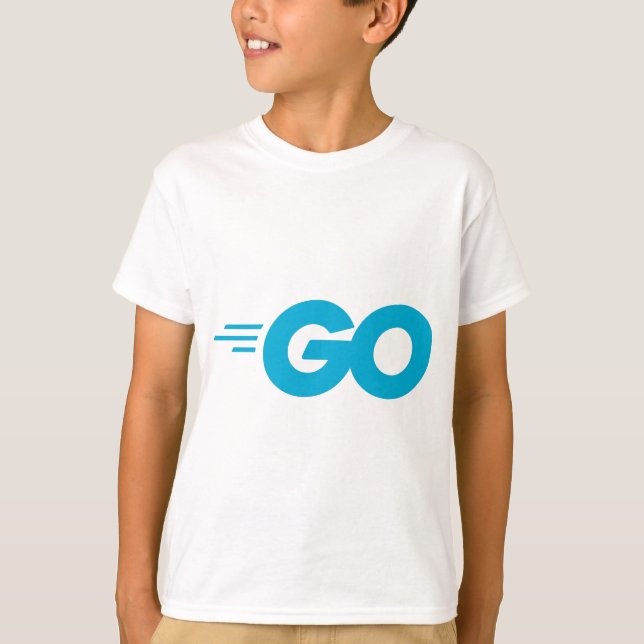 Camiseta Logo de Golang (Lenguaje de programación Go) (Anverso)