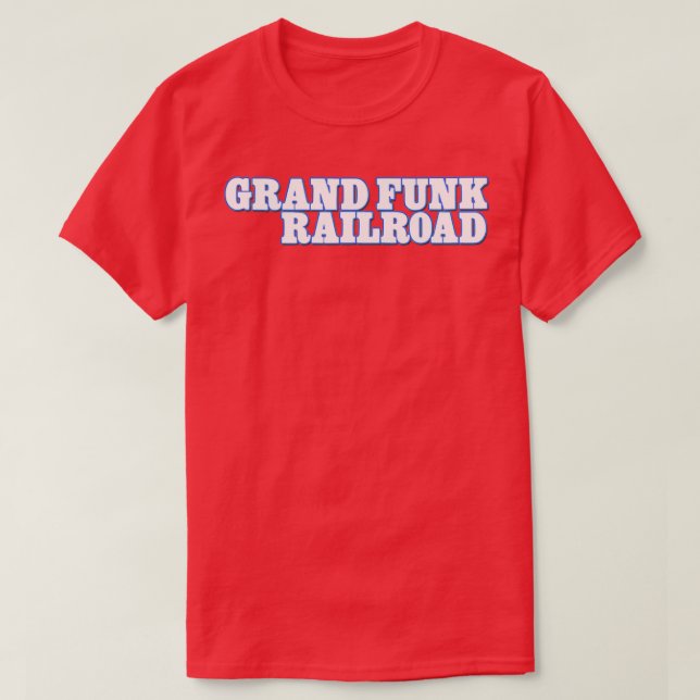 Camiseta Logo de Grand Funk Railroad (Diseño del anverso)