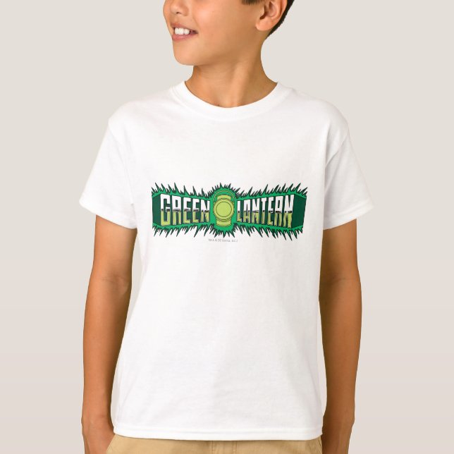 Camiseta Logo de Green Lantern - Las llamas verdes (Anverso)