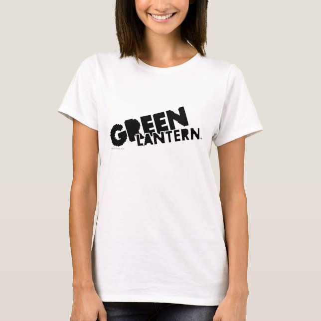 Camiseta Logo de Green Lantern - Píxeles (Anverso)