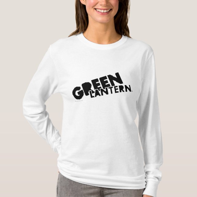 Camiseta Logo de Green Lantern - Píxeles (Anverso)