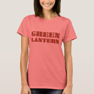 Camiseta Logo de Green Lantern - Tan
