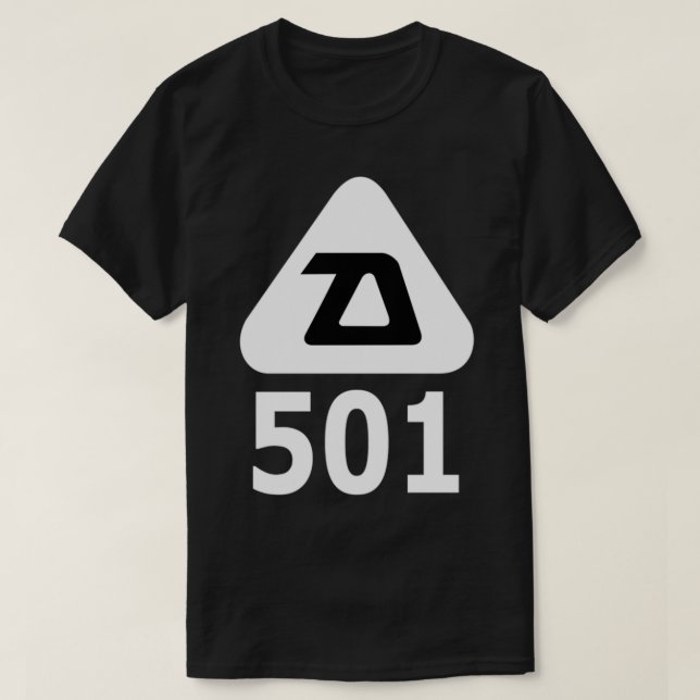 Camiseta Logo De Hockey Sobre Hielo Retro Daoust 501 (Diseño del anverso)