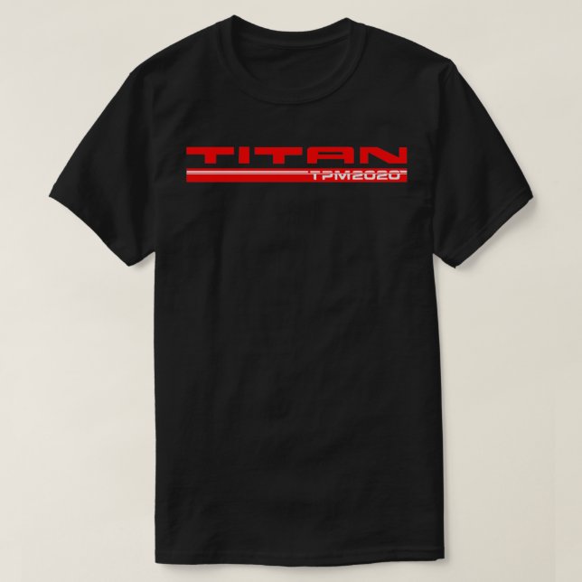 Camiseta Logo de hockey sobre hielo Titan Retro (Diseño del anverso)