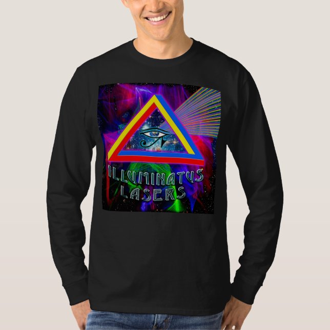 Camiseta Logo de Illuminatus Lasers de manga larga (Anverso)