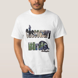 Camiseta Logo de imagen de aves vasculares,