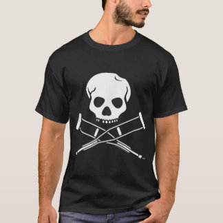 Camiseta Logo De Jackass Skull Y Crutches