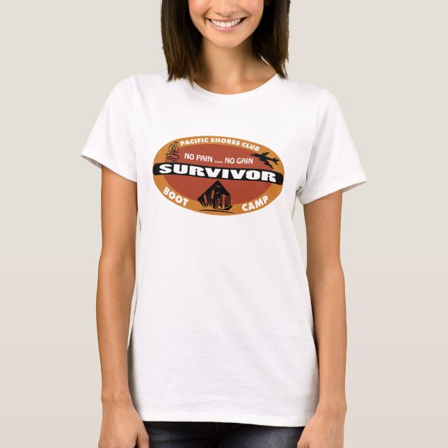 Camiseta Logo de Jin's Bootcamp Survivor (Anverso)