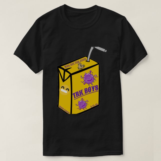 CAMISETA LOGO DE JUICE BOX T.R.K (Diseño del anverso)