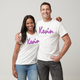 Camiseta Logo de Kevin Rosado en la cima del tanque blanco