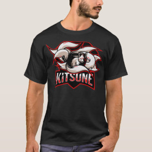 Camiseta Logo de Kitsune Nine Tails Fox Esport 