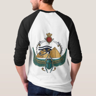 Camiseta Logo de la Antigua Egipto - Ojo de Horus, Faraón V