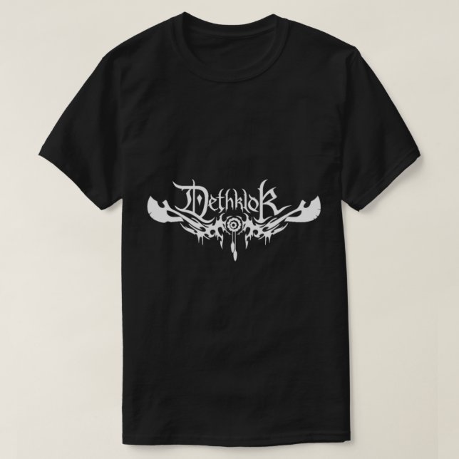 Camiseta logo de la banda de rock metalizado dethklok gajiu (Diseño del anverso)