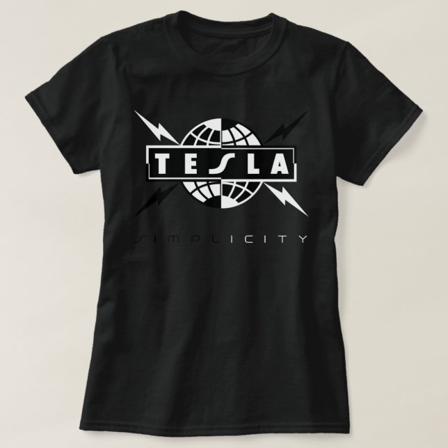 Camiseta Logo de la banda Teslaa (Diseño del anverso)