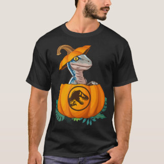Camiseta Logo de la Calabaza de Dinosaurios Jurásico Mundia