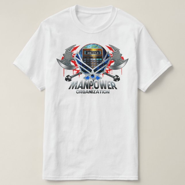 Camiseta Logo de la Calculadora de mano de obra Ax (Diseño del anverso)