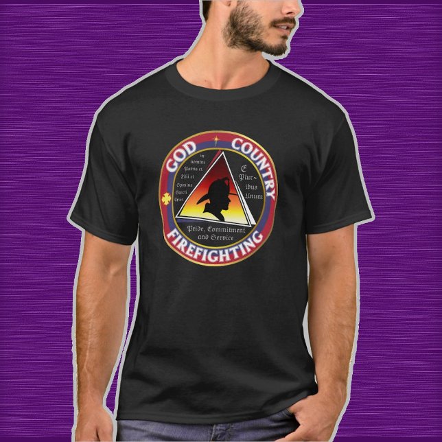 Camiseta Logo de la Circular de lucha contra incendios en D (Subido por el creador)