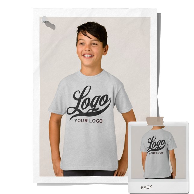 Camiseta Logo de la Compañía Gris Ligera Niños de negocios  (Subido por el creador)