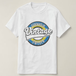 Camiseta Logo de la cosecha en Suecia de Estocolmo