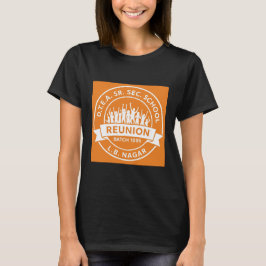 Camiseta Logo de la DTEA 1999 Women's Black Tee-Naranja