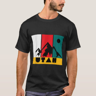 Camiseta Logo de la época Utah - Park City Utah - Esquí ret
