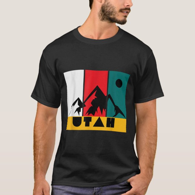 Camiseta Logo de la época Utah - Park City Utah - Esquí ret (Anverso)