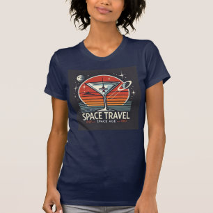 Camiseta Logo de la era espacial Martini Space Travel 1957