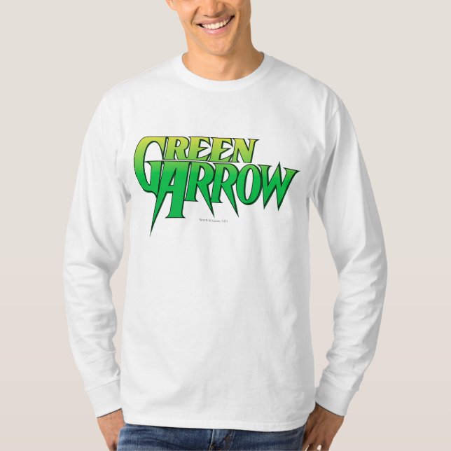 Camiseta Logo de la flecha verde 3 (Anverso)