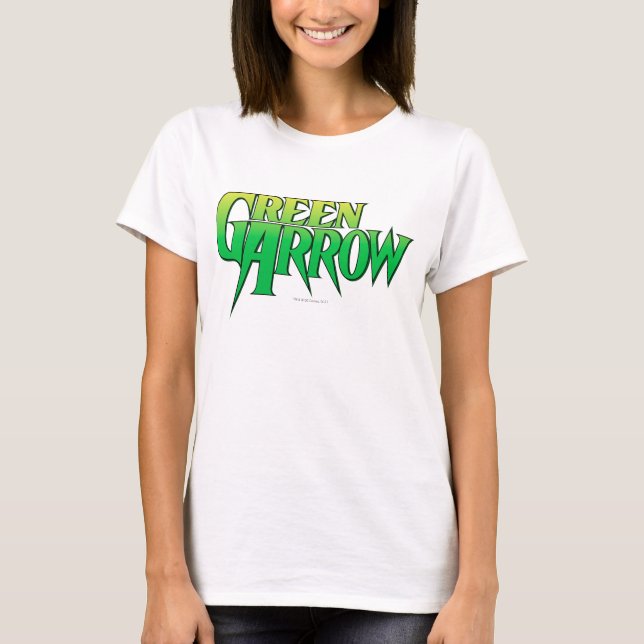 Camiseta Logo de la flecha verde 3 (Anverso)